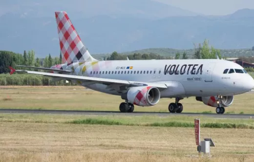 A319 de Volotea despegando del aeropuerto de Granada. Foto: Diego Muoz Morata