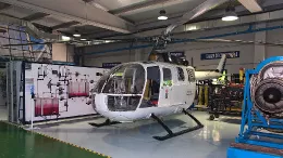Helicpteros BO.105 de Aviatin Group en el campus de la URJC