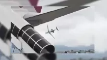 Avin CRJ-200 de Saurya Airlines segundos antes del accidente. 