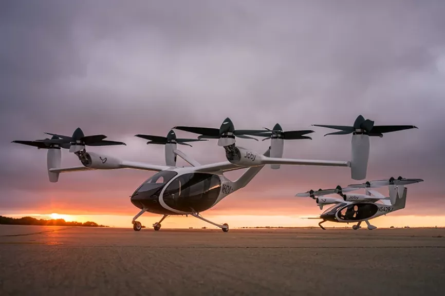 eVTOL Joby fruto de la colaboración entre Toyota Motor Corporation y Joby Aviation. Foto: Toyota