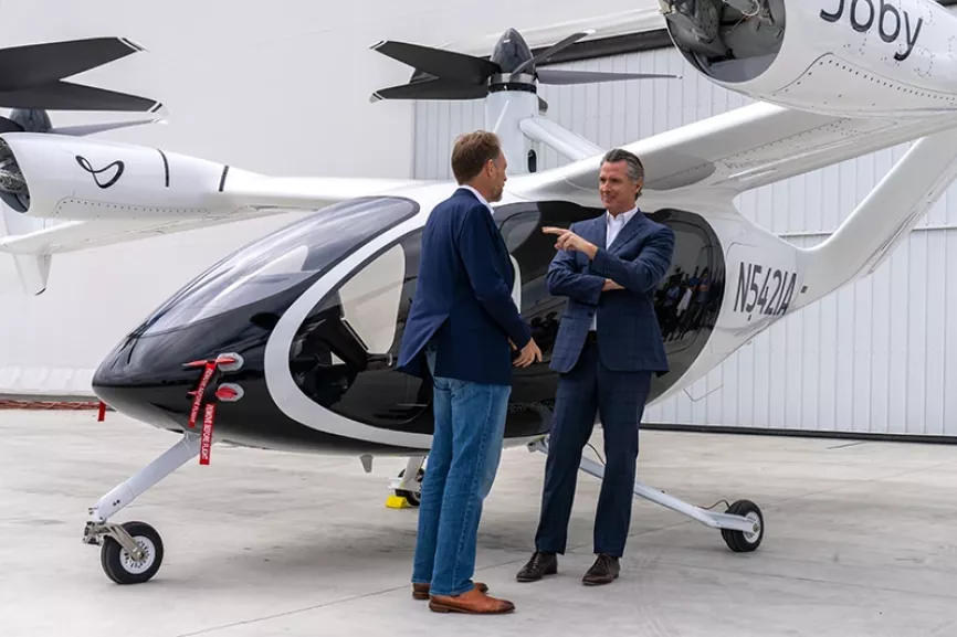 eVTOL Joby fruto de la colaboración entre Toyota Motor Corporation y Joby Aviation. Foto: Toyota