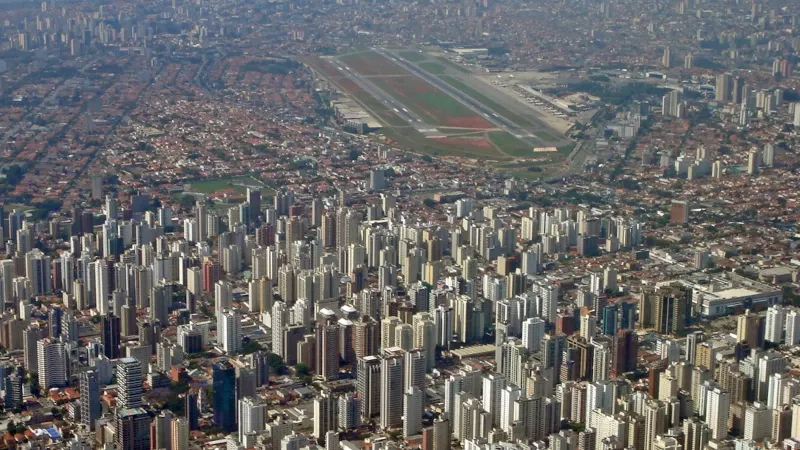 El aeropuerto de Congonhas, en Sao Paulo. Foto: Mariordo