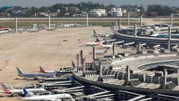 Aeropuerto Internacional de Galeo en Ro de Janeiro. 