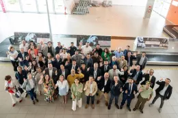 Equipo que comenz la operacin del Aeropuerto Desierto de Atacama. Foto: Sacyr