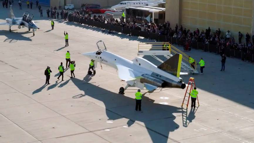 XB-1 con el que Boom Supersonic voló sin estruendo sónico a Mach 1.12. Boom Supersoni