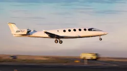 Prototipo de Alice, el avin elctrico de Eviation en su vuelo de prueba en 2022. Foto: Eviation