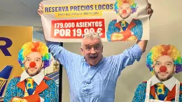 Foto difundida en X (antes Twitter) por Ryanair el pasado 11 de febrero del consejero delegado de Ryanair Michael O