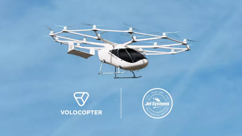 Volocopter y Jet Systems Helicopters Services se asocian en Francia. Foto: Velocopter