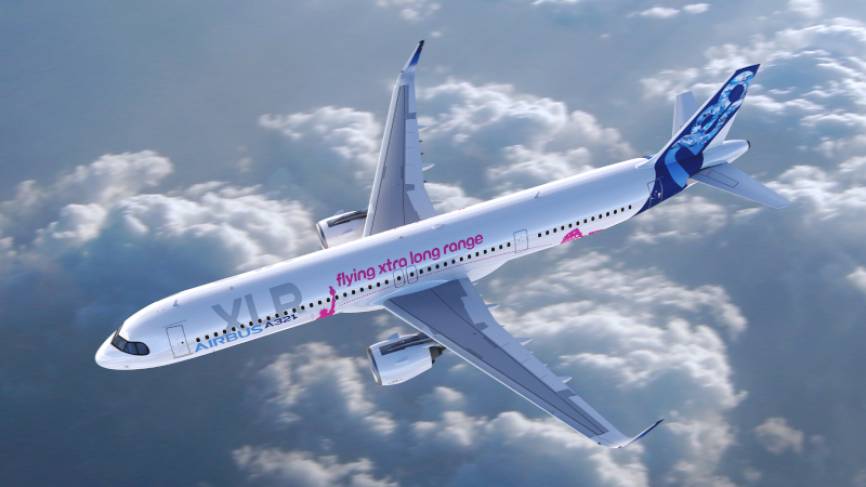 Foto del nuevo Airbus A321XLR.