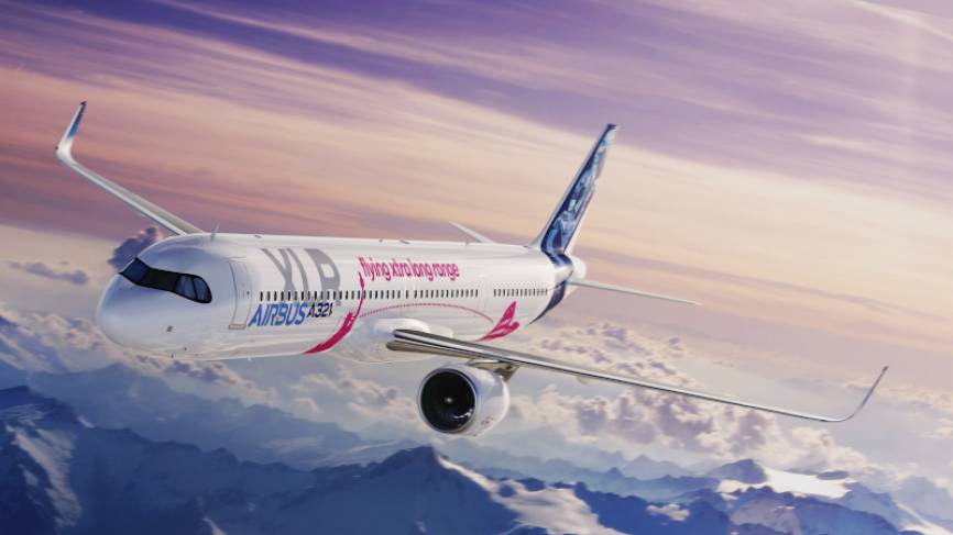 Foto del nuevo Airbus A321XLR.