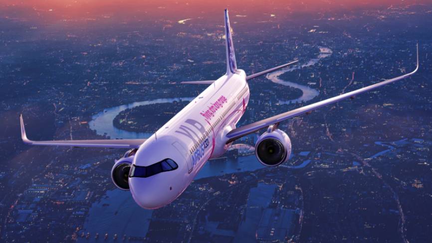 Foto del nuevo Airbus A321XLR.