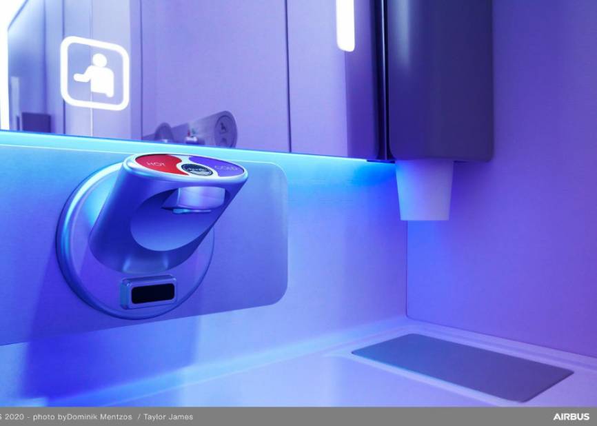 Interior del nuevo Airbus A321XLR.