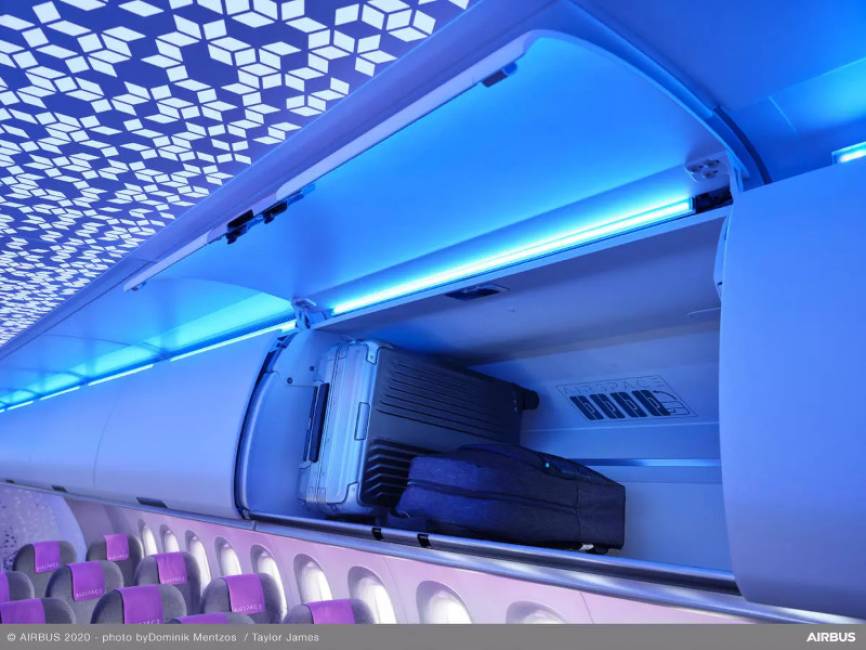 Interior del nuevo Airbus A321XLR.