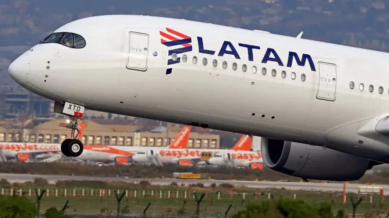 Aeronave de Latam Brasil. Foto: Latam