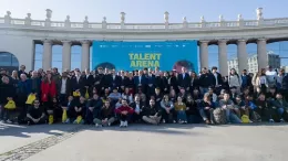Foto de grupo de los asostemtes al Talent Arena, el principal evento europeo dedicado al talento digital celebrado en Barcelona.