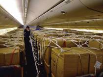 Durante la pandemia muchos aviones fueron modificados para transportar carga