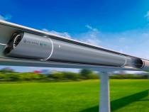 Recreación de la cápsula para el sistema hyperloop propulsada con tecnología de ITP Aero y Zeleros.